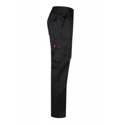 Pantalón de trabajo color Negro/celeste, ref.103004_00/05, Velilla