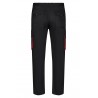 Pantalón de trabajo color Negro/rojo, ref.103004_00/12, Velilla