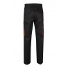 Pantalón de trabajo color Negro/naranja, ref.103004_00/16, Velilla