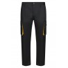 Pantalón de trabajo color Negro/amarillo, ref.103004_00/17, Velilla