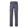 Pantalón de trabajo color Gris/celeste, ref.103004_08/05, Velilla