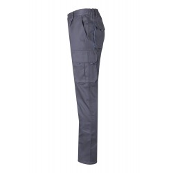 Pantalón de trabajo color Gris/celeste, ref.103004_08/05, Velilla