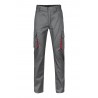 Pantalón de trabajo color Gris/rojo, ref.103004_08/12, Velilla