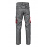 Pantalón de trabajo color Gris/rojo, ref.103004_08/12, Velilla