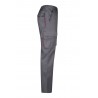 Pantalón de trabajo color Gris/rojo, ref.103004_08/12, Velilla