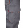 Pantalón de trabajo color Gris/naranja, ref.103004_08/16, Velilla