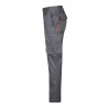 Pantalón de trabajo color Gris/naranja, ref.103004_08/16, Velilla