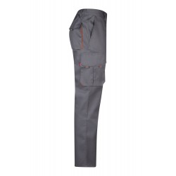 Pantalón de trabajo color Gris/naranja, ref.103004_08/16, Velilla