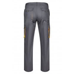 Pantalón de trabajo color Gris/amarillo, ref.103004_08/17, Velilla