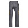 Pantalón de trabajo color Gris/amarillo, ref.103004_08/17, Velilla