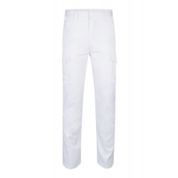 Pantalón de trabajo color blanco, ref. 103002S_02, Velilla