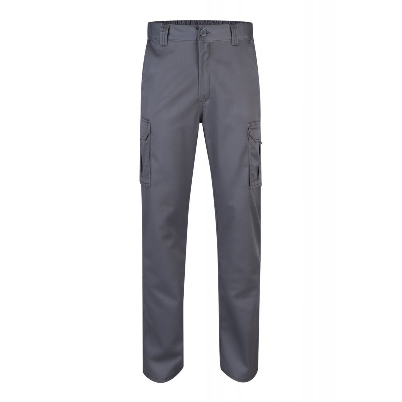 Pantalón de trabajo color gris, ref. 103002S_02, Velilla