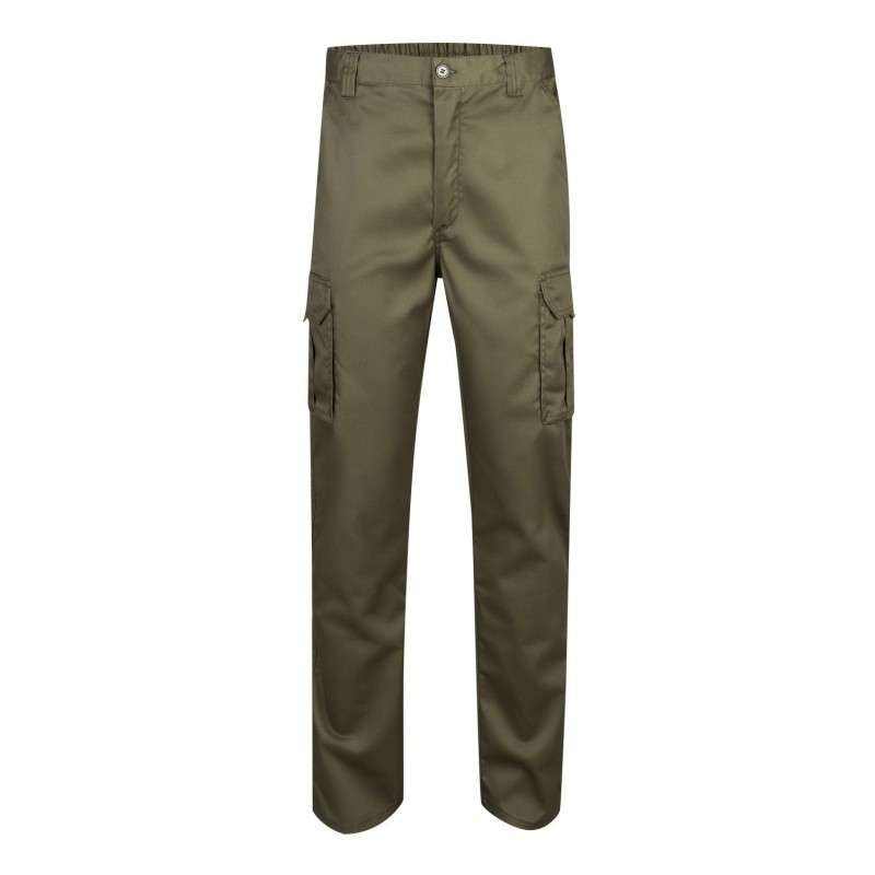 Pantalón de trabajo color verde, ref. 103001_03, Velilla
