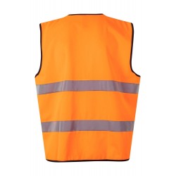 Chaleco alta visibilidad color Naranja flúor, ref.145_19, Velilla