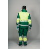 Parka alta visibilidad HOMBRE KINGSMANN STARLIGHT con guata, Verde con Amarillo Flúor 7