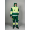 Parka alta visibilidad HOMBRE KINGSMANN STARLIGHT con guata, Verde con Amarillo Flúor 8
