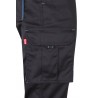 Pantalón de trabajo stretch color Negro/celeste, ref. 103024S_00/05, Velilla