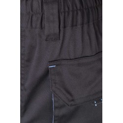 Pantalón de trabajo stretch color Negro/celeste, ref. 103024S_00/05, Velilla