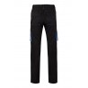 Pantalón de trabajo stretch color Negro/celeste, ref. 103024S_00/05, Velilla