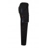 Pantalón de trabajo stretch color Negro/celeste, ref. 103024S_00/05, Velilla