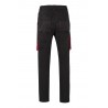 Pantalón de trabajo stretch color Negro/rojo, ref. 103024S_00/12, Velilla