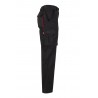 Pantalón de trabajo stretch color Negro/rojo, ref. 103024S_00/12, Velilla