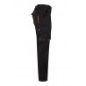 Pantalón de trabajo stretch color Negro/naranja, ref. 103024S_00/16, Velilla