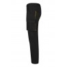 Pantalón de trabajo stretch color Negro/Amarillo, ref. 103024S_00/17, Velilla