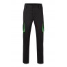 Pantalón de trabajo stretch color Negro/Verde, ref. 103024S_00/25, Velilla