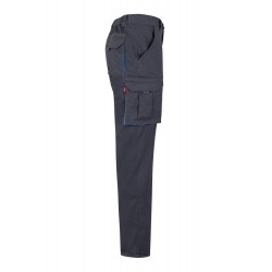 Pantalón de trabajo stretch color Gris/celeste, ref. 103024S_08/05, Velilla