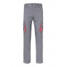 Pantalón de trabajo stretch color Gris/rojo, ref. 103024S_08/12, Velilla