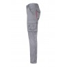 Pantalón de trabajo stretch color Gris/rojo, ref. 103024S_08/12, Velilla