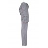 Pantalón de trabajo stretch color Gris/rojo, ref. 103024S_08/12, Velilla