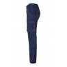 Pantalón de trabajo stretch color Azul marino/rojo, ref. 103024S_61/12, Velilla