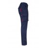 Pantalón de trabajo stretch color Azul marino/rojo, ref. 103024S_61/12, Velilla