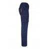 Pantalón de trabajo stretch color Azul marino/naranja, ref. 103024S_61/16, Velilla