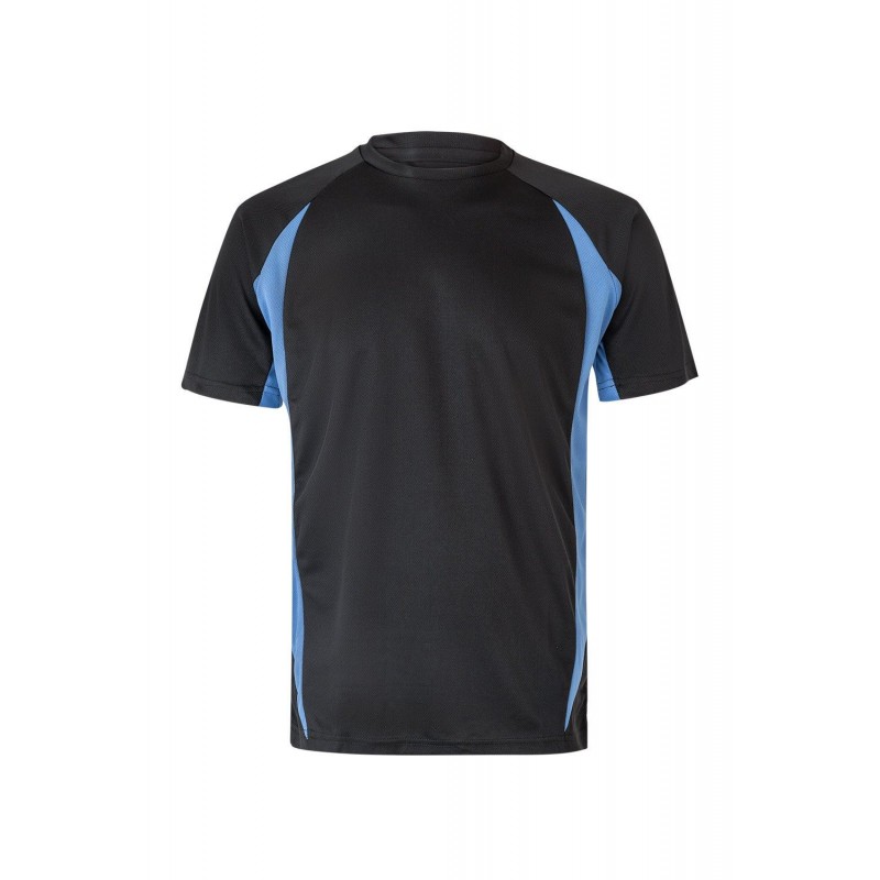 Camisetas de trabajo color Negro/celeste, ref. 105501_00/05, Velilla