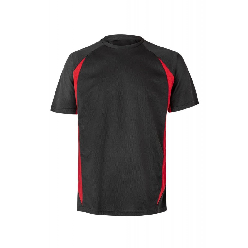 Camisetas de trabajo color Negro/rojo, ref. 105501_00/12, Velilla