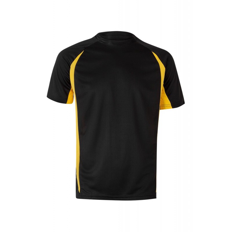 Camisetas de trabajo color Negro/Amarillo, ref. 105501_00/17, Velilla