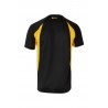 Camisetas de trabajo color Negro/Amarillo, ref. 105501_00/17, Velilla