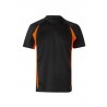 Camisetas de trabajo color Naranja flúor/negro, ref. 105501_00/19, Velilla