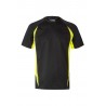 Camisetas de trabajo color Amarillo flúor/negro, ref. 105501_00/20, Velilla