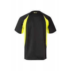 Camisetas de trabajo color Amarillo flúor/negro, ref. 105501_00/20, Velilla