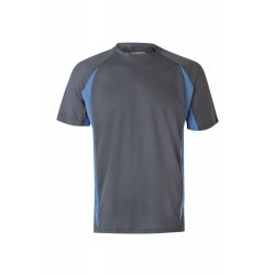 Camisetas de trabajo color Gris/celeste, ref. 105501_08/05, Velilla