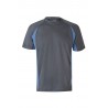 Camisetas de trabajo color Gris/celeste, ref. 105501_08/05, Velilla
