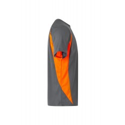 Camisetas de trabajo color Naranja flúor/gris, ref. 105501_08/19, Velilla