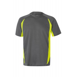 Camisetas de trabajo color Amarillo flúor/gris, ref. 105501_08/20, Velilla