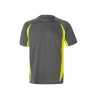 Camisetas de trabajo color Amarillo flúor/gris, ref. 105501_08/20, Velilla