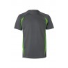 Camisetas de trabajo color Gris/Verde, ref. 105501_08/25, Velilla