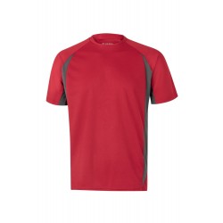 Camisetas de trabajo color Gris/rojo, ref. 105501_12/08, Velilla
